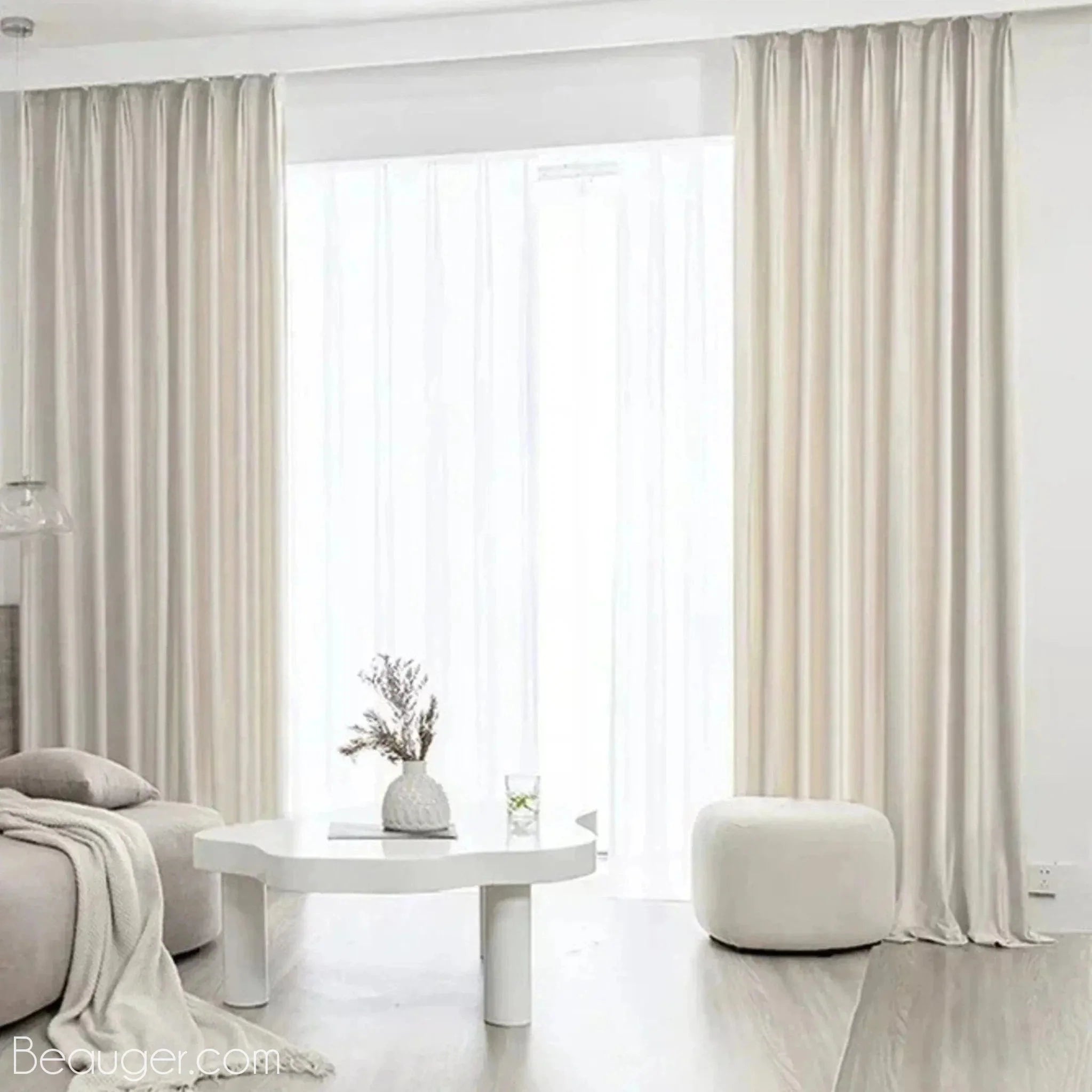 Double rideau avec voilage | Beauger L'Original-Beauger-1