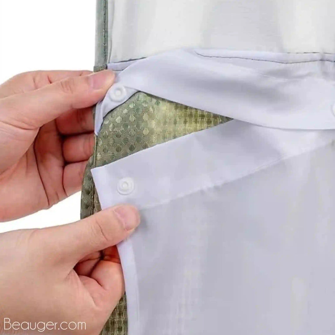 Rideau de douche vert | Beauger Intemporel-Beauger-6