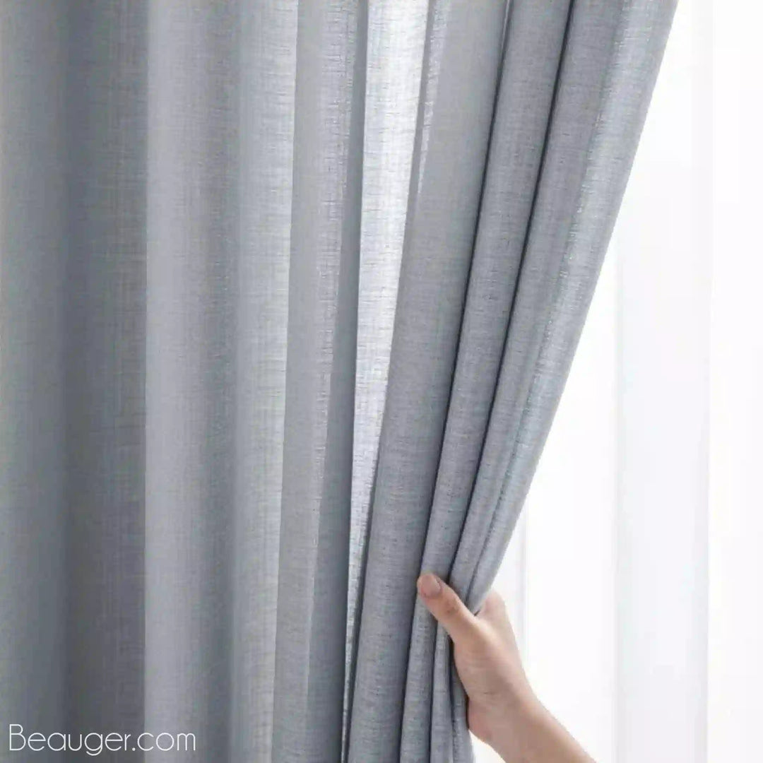 Rideau galon fronceur gris | Beauger L'Original-Beauger-1