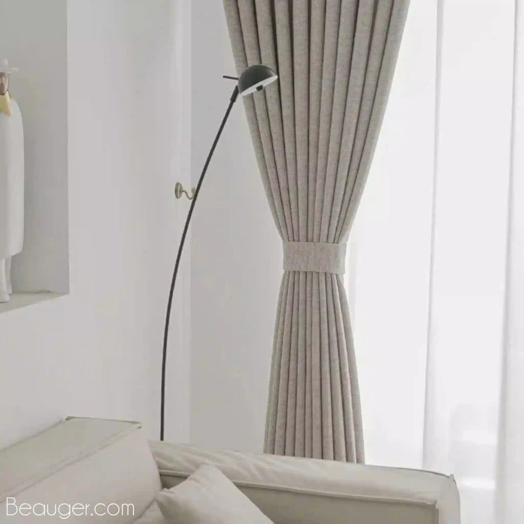 Rideau lin salon en Coton et lin | Beauger Création-Beauger-11