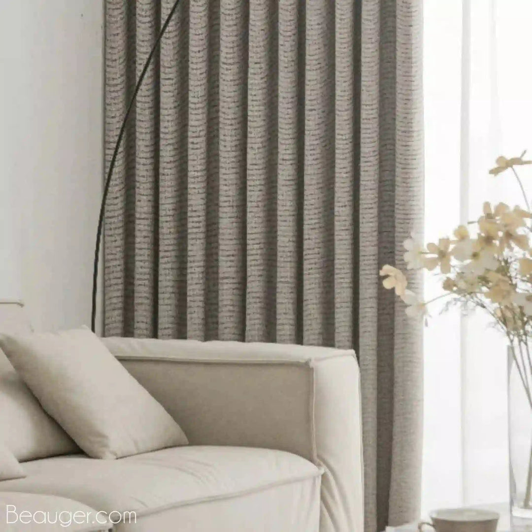 Rideau lin salon en Coton et lin | Beauger Création-Beauger-3