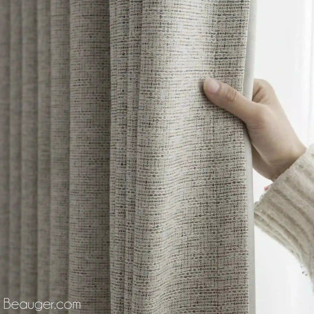 Rideau lin salon en Coton et lin | Beauger Création-Beauger-6