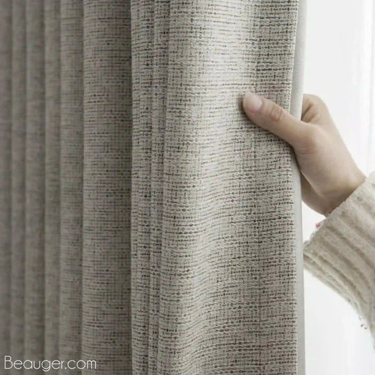 Rideau lin salon en Coton et lin | Beauger Création-Beauger-6