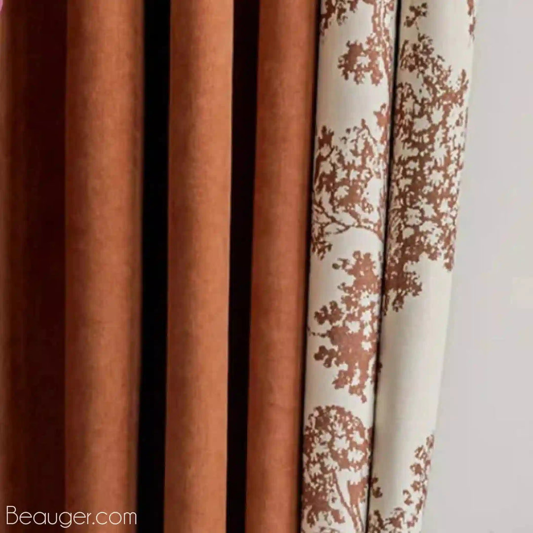 Rideau lin terracotta | Beauger Ambiance-Beauger-3