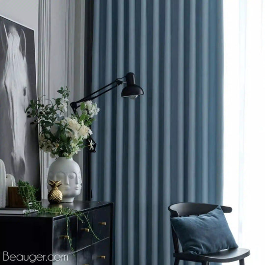 Rideau occultant bleu | Beauger Raffinement-Beauger-3