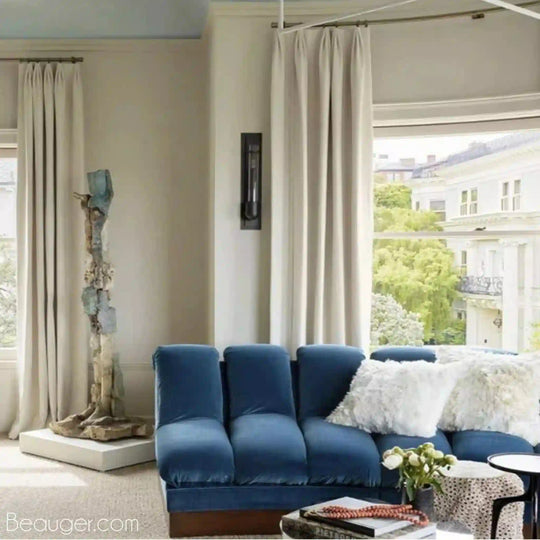 Rideau porte fenetre salon en Coton et polyester | Beauger Douceur-Beauger-5